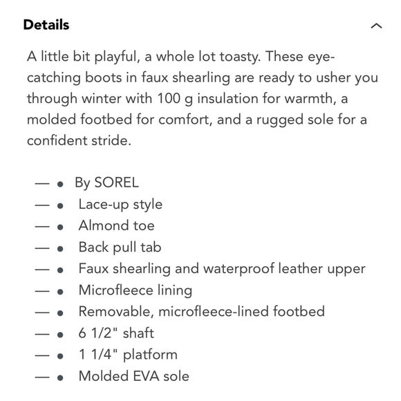 SOREL EXPLORER II LIL JOAN COZY SHERPA WATERPROOF BOOTS SIZE 9 SAND & PINK NWOB - Picture 13 of 13